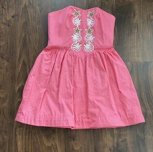 Lilly Pulitzer Embroidered Seashell dress - Size 12